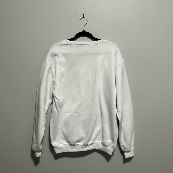 Brooklyn New York White  Crewneck Hoodie - Picture 2 of 5